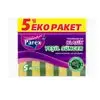 Parex Klasik Yeşil Düz Sünger 5'li