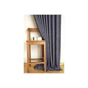 Vivense Massarelli̇ Fon Perde Keten Laci̇vert 1-3 Sik Pi̇le 200x260