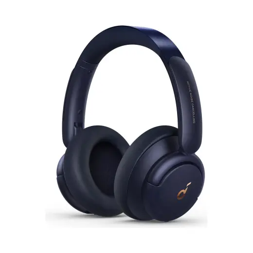 Anker Soundcore Q30 Kulak Üstü Bluetooth Kulaklık, Hibrit Aktif Gürültü Engelleme, Lacivert - A3028