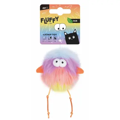 M-Pets Fluffy Bub Catnipli Kedi Oyuncağı 10x7x5,5cm (Karışık Renkli)