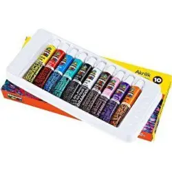 Nova Color Akrilik Boya Tüp 10Lu 7 Gr
