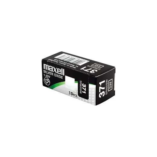 Maxell 371 SR920SW 1.55V Silver Oxide Saat Pili 10 Adet Uyumlu Cihazlar İçin