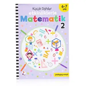 Küçük Dahiler Etkinliklerle Matematik 6-7 Yaş 2. Kitap