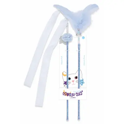 M-Pets Mooncat Olta Kedi Oyuncağı 40cm (2'li) (Mavi)
