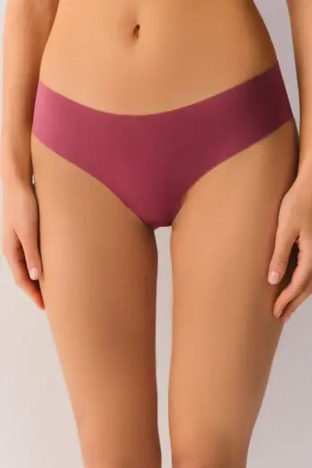 Gül Rengi Softly Secret Invisible Lazer Kesim İz Bırakmayan Slip Külot