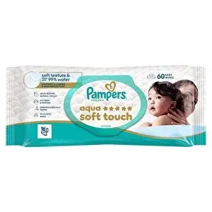 Pampers Aqua Soft Touch Islak Mendil 60 Adet