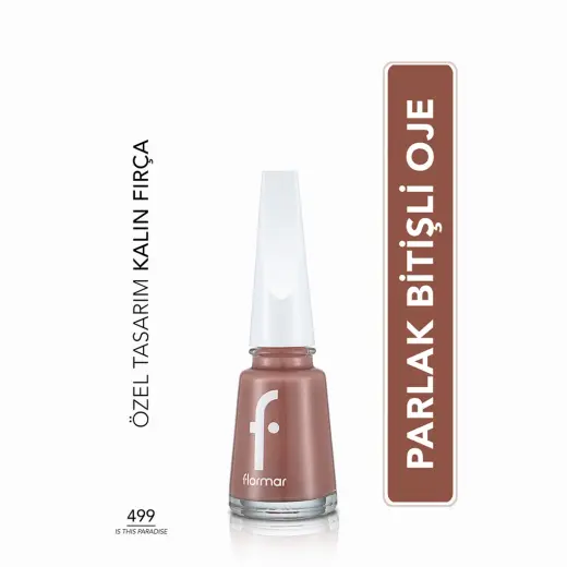 Flormar Nail Enamel Yoğun Pigmentli Oje 499 Is This Paradise