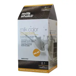 milk_shake Milk Color Eko Kalıcı Saç Boyası Seti 8.1 Açık Kumral Küllü 2