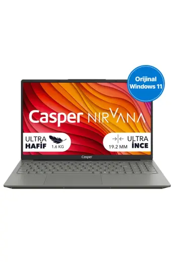 Casper Nirvana X650 i5-13420H 16 GB DDR5 500 GB SSD W11H 15.6" Laptop X650.1342-BV00P-G-F