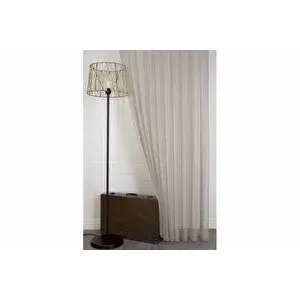 Vivense Massarelli̇ Çi̇zgi̇li̇ Tül Açik Kahve Pi̇lesi̇z 350x260