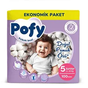 Junior 5 Numara Bebek Bezi 100 Adet