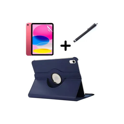 MobaxAksesuar Apple iPad Pro 9.7 Kılıf Dönen Tablet Kilifi Ekran Koruyucu+Kalem A1673 A1674 A1675