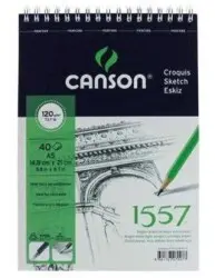 Canson 1557 Resim Ve Çizim Blok 120Gr A5 40Yp 512040A5Us