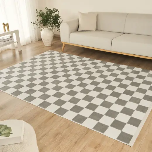 Kaşmir Halı 7/24 Sahara Softline Elen Grey 80x150 cm