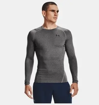 Erkek UA HeatGear Armour Compression Uzun Kollu T-shirt