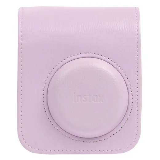 Instax Mini 13 Uyumlu Deri Çanta, Candy Pink