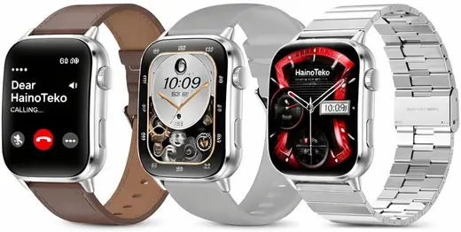 Haino Teko Watch Ultra 14 Amoled Ekran WaterProof 3 Kordonlu Akıllı Saat Gümüş Teko14