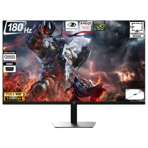 Ktc H25T7 24.5" 1 MS 180 Hz HDMI+Display Freesync Full HD Fast IPS LED Monitör