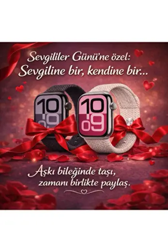 HK11 Promax Akıllı Saat AMOLED Ekran Çift Çekirdek İşlemci +2 Kordon Hediyeli