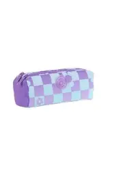 Kaukko Nature Soft Dual Kalem Çantası Lılac-Blue K2696