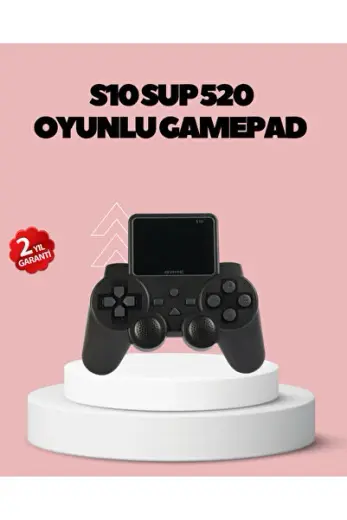 HDMI TV Bağlantılı Orijinal S10 Gamepad 520 Oyunlu 2025 Seri Oyun Konsolu
