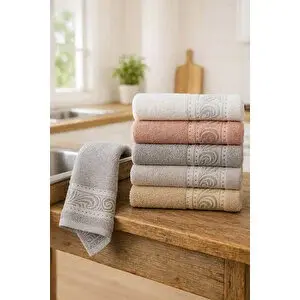 Mira Home 6'lı Mutfak Havlusu Seti 30x50 Cm %100 Pamuklu Derya