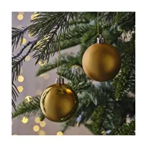10'lu 6 cm Top Süs Altın