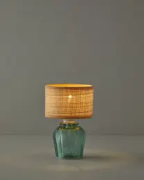 Loren Cam Abajur 12x19 cm Yeşil 1