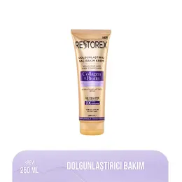 Restorex Kolajen & Biotin Dolgunlaştırıcı ve Onarıcı Saç Bakım Kremi 250 ml 1