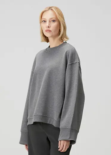 Talia Koyu Gri Sweatshirt
