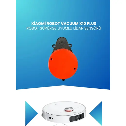Özbience Mi Robot Vacuum X10 Plus Için Lidar Sensörü, Yüksek Performansli Temizlik