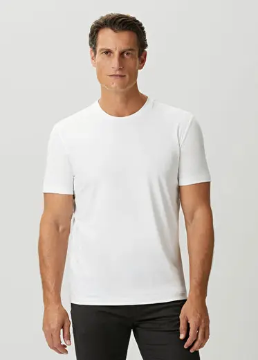 Beyaz Basic T-shirt