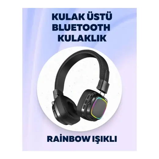 Bluetooth 5.3 Kablosuz Kulak Üstü Kulaklık