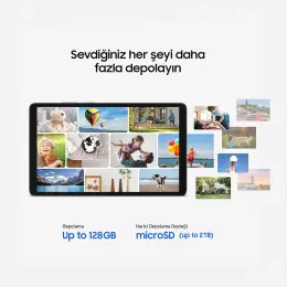 Samsung Galaxy Tab A11 64 GB 4 GB RAM 8.7" Tablet Gri 6