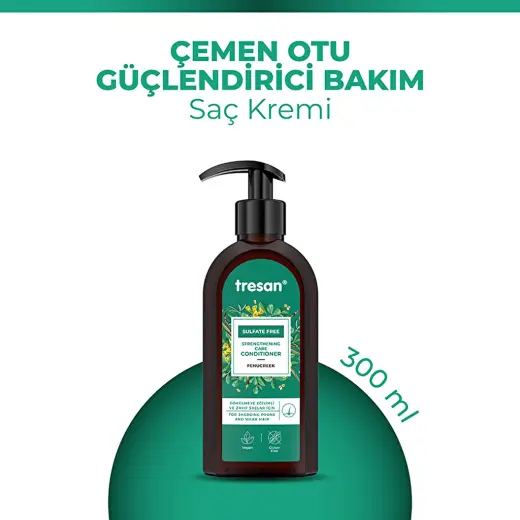 Tresan Çemen Otu Güçlendirici Sülfatsız Bakım Saç Kremi 300 ml