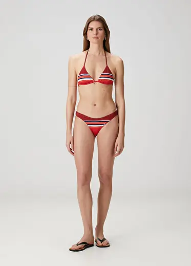 Dove Kırmızı Çizgili Bikini Altı