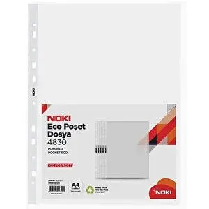 Noki Eco A4 Poşet Dosya 100lü Paket 4830