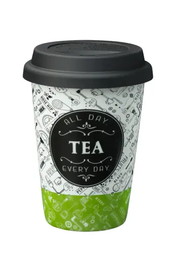 Tea To Go Porselen Kupa