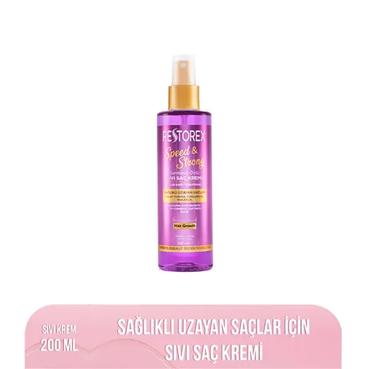 Restorex Sağlıklı Uzama Etkili Sıvı Saç Bakım Kremi 200 ml