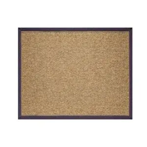 Vivense Çi̇ft Bordürlü Si̇sal Maki̇ne Halisi, Kahverengi̇, 120x450