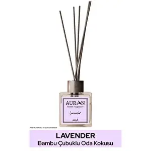 Lavender - Lavanta Kare Bambu Çubuklu Oda Kokusu 100ml