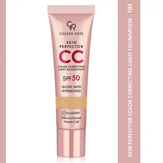 Golden Rose Skin Perfect CC SPF50 Fondöten 102 Neutral