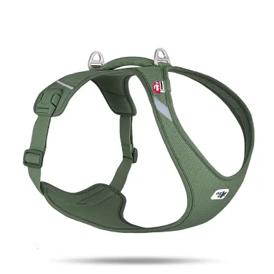Curli Belka Harness Air-Mesh Köpek Göğüs Tasması 62,8x70cm (Yeşil) [2XL]
