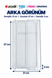 5237 Buzdolabı Dondurucu Buzluk Rafı - 4249010700 4