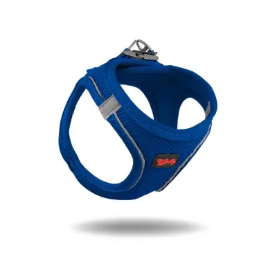 Tailpetz Air-Mesh Küçük Irk Köpek Göğüs Tasması 48-54cm (Saks Mavi) [L]