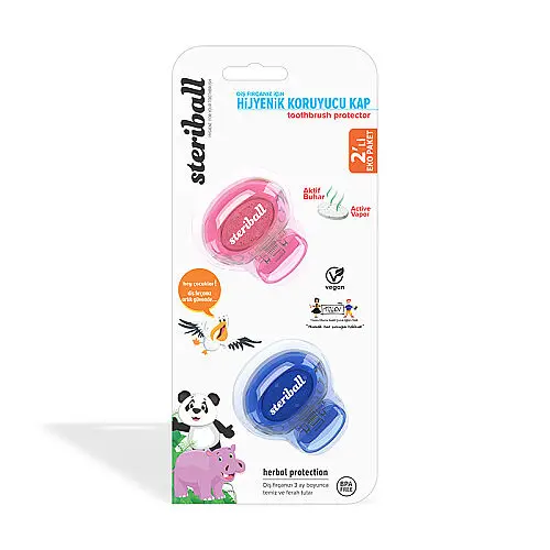 Steriball Kids Hijyenik Koruyucu Kap 2 li Paket