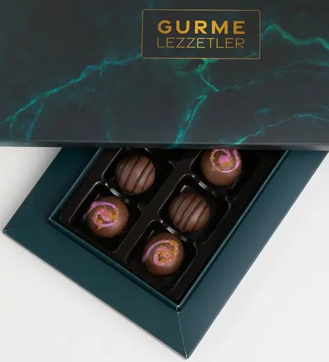 Lotus Biscoff® & Sütlü Yeşil Gurme Lezzetler Kutusu