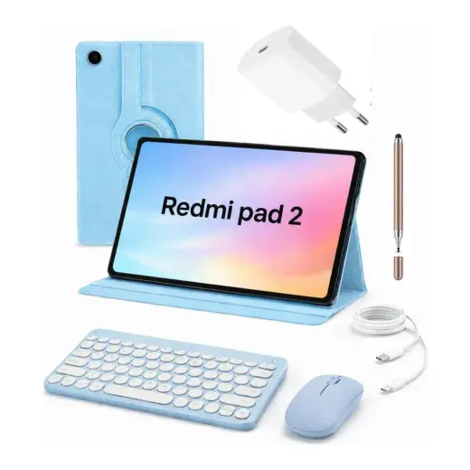 Xiaomi Redmi Pad 2 8 gb 256 GB 11'' Tablet+Kalem+Kılıf+Klavye+Mouse