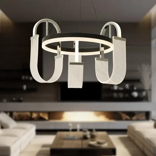 Apliqa Debora 3 Lü 51 Watt Ledli Modern Tasarım Oturma Odası Salon Avize