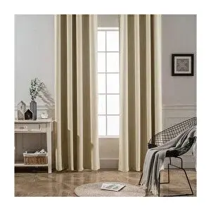 Premier Home Blackout Bej Fon Perde150X260 cm